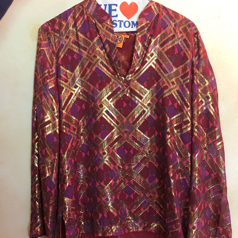 Long Sleeve Tory Burch Blouse